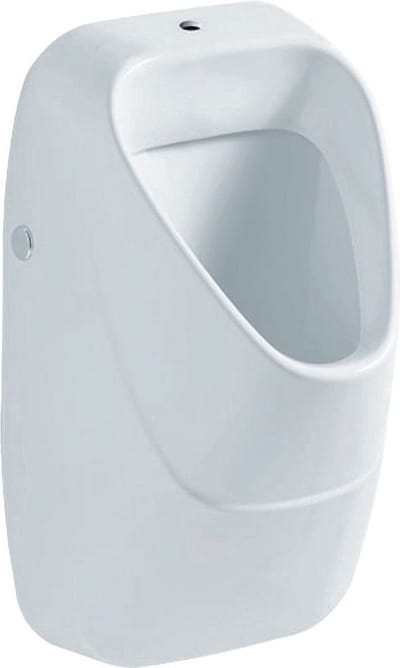 Geberit 300 Urinals 300 urinoir - met keramisch rooster en boveninlaat - 34x34cm - wit