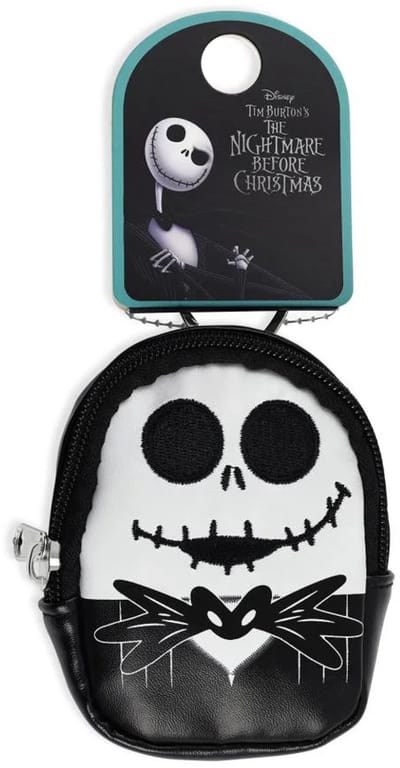 Disney The Nightmare Before Christmas Black and White Mini Backpack Keychain
