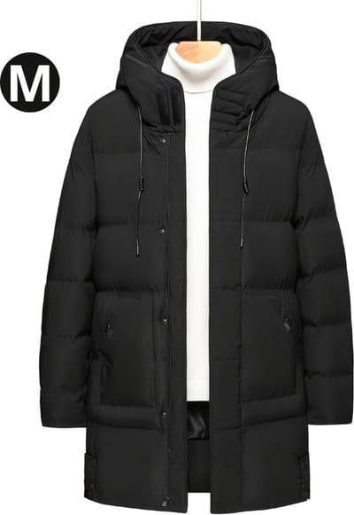 Bovista Winterjas - Heren - Parka Heren - Jas - Winter - Volwassen - Zwart - Maat M