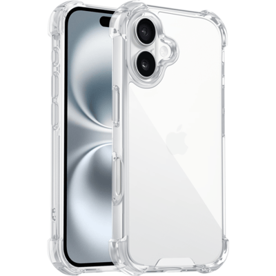 ShieldCase shock case geschikt voor iPhone 17 (transparant) – stevige clear hoesje met valbescherming, slank design en perfecte pasvorm