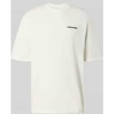Oversized T-shirt met logo-stitching