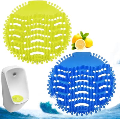Dailygoods- Urinoirzeef met geur - 2 stuks - Spatbescherming - Geurbescherming - Geurluchtverfrisser - Individueel verpakt - Urinoirfilter