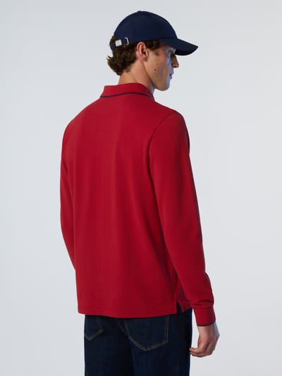 North Sails Polo Shirt Lange mouwen met kraagprint