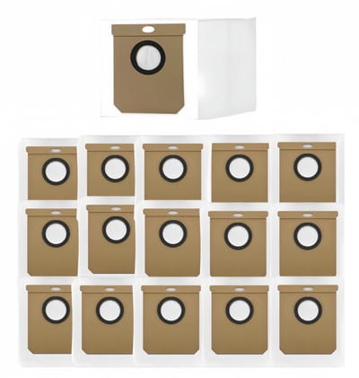 16 Stuks Stofzakken Geschikt voor Eufy L60 SES, L60 Hybrid SES & L50 SES - 2,5L Stofzuigerzakken voor Self-Empty Station