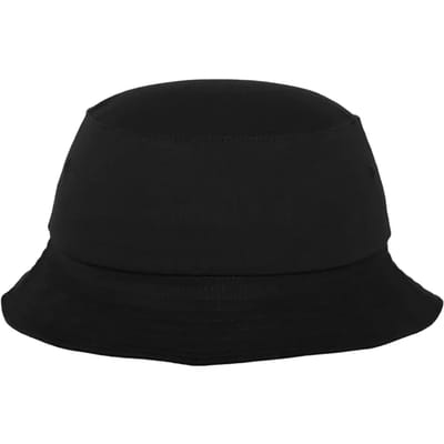 Urban Classics Hoed Flexfit twill bucket Vissershoed Zwart.