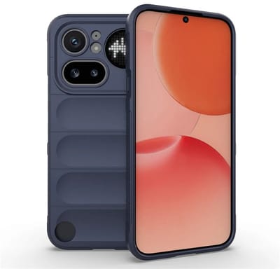 MobyDefend Hoesje - Geschikt voor Nothing Phone (4a) Pro - TPU Gripcase - Blauw