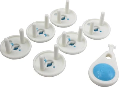 6 Delig Stopcontact Beschermers - Beveiliging voor baby's en kinderen - Stopcontact kinderbeveiliging - LOUZIR