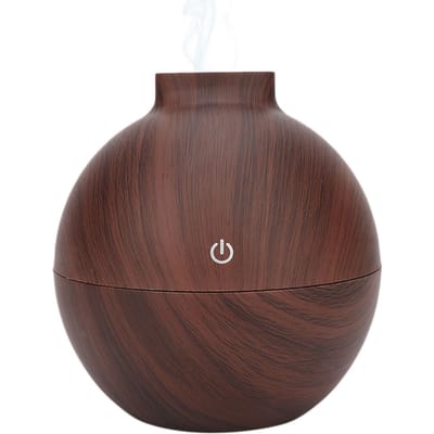 Mini diffuseur d'huiles essentielles LED USB 130 ml, humidificateur d'air pour bureau