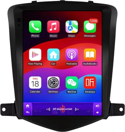 Autoradio met bluetooth - Carplay - Voor Chevrolet Cruze J300 (2008-2012) - Geschikt voor Apple en Android - Stereo - Navigatie - Navigatiesysteem auto - 2GB 32GB
