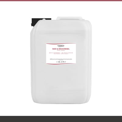 Bad & Douchegel - Appel Kaneel - Lichtroze/Transparant - 5 Liter - Cosmeya | Navullen.com Navullen Cosmeya.nl Ltr Jerrycan Navulling Navullen Shower gel Showergel Douche gel Shampoo Jerrycans Voordeelverpakking Body wash Douchgel