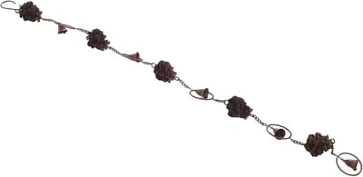 Regenketting - Waterafvoer Ketting - Tuin Decoratie - Dennenappel Vorm - 113 cm Lengte - Bruin Koper Patina