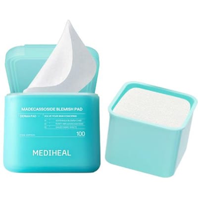 MEDIHEAL Derma Toner Pads 7 Soorten (Hoofd 100 Vel / Navulling 100 Vel) (20 Opties) #(Madeca) Main+Refill 200 Sheets