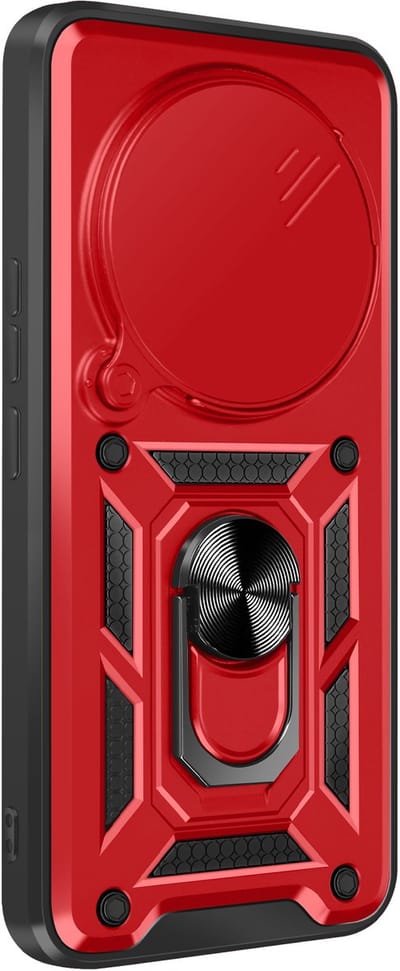 Mayaxess, Beschermhoes voor Honor Magic 7 Lite met camerabeveiliging, Rood