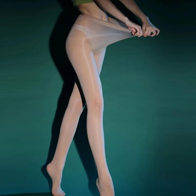 1 Paire Collants Brillants pour Femmes Fins Sexy Taille Haute Collants Noirs Anti-Accroc Collants Brillants Lisses comme de la Soie One Size black