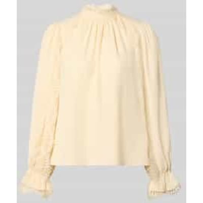 Regular fit blouse met kant