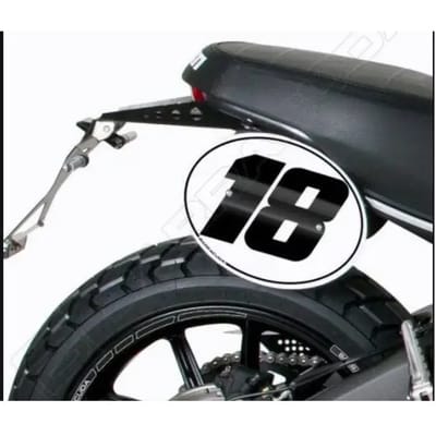 Nummerplaathouder motorfiets Barracuda Scrambler Ducati
