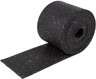 Rubbermagazijn - Ladingzekering - rubber - dikte 6mm - 150x5000mm - Trailer beschermer bij transport - ondervloer voor zonnepanelen - Antislip onder stenen tegels of houten balken