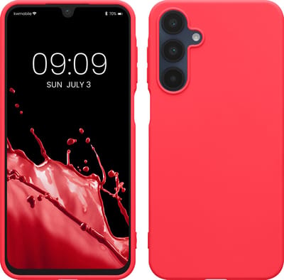 kwmobile telefoonhoesje geschikt voor Samsung Galaxy A16 5G - Hoesje voor smartphone - Back cover in neon roze