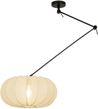Lumidora Hanglamp 31360 - TACK - E27 - Beige - Zand - Metaal - ⌀ 50 cm