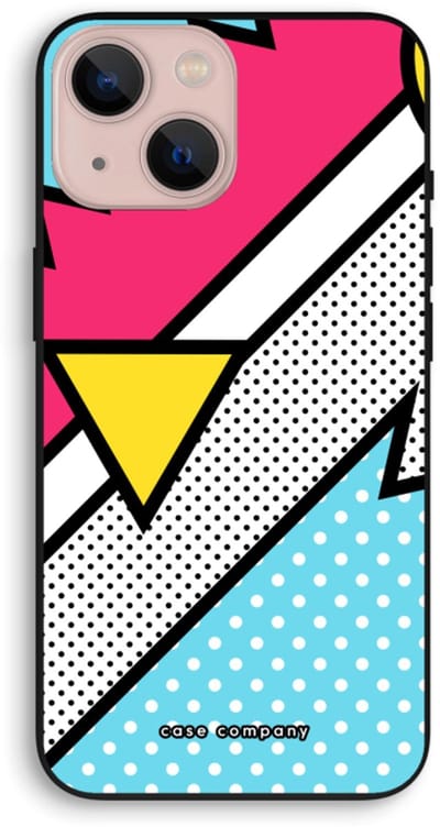 Case Company® - Hoesje geschikt voor iPhone 13 mini hoesje - Pop Art #3 - Biologisch Afbreekbaar Telefoonhoesje - Bescherming alle Kanten en Schermrand