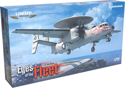 Eduard Modelbouwpakket Vliegtuigen - 2153 Grumman E-2C Hawkeye Eyes of the Fleet - Limited Edition - Propellervliegtuig Plastic - 1:72 - Modelbouw