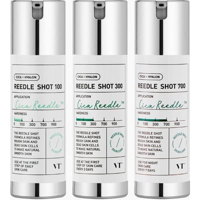 VT Reedle Shot Ensemble Compact Ampoule Micro-Aiguilletage Soin de la Peau Kit de Démarrage pour le Renouvellement de la Peau