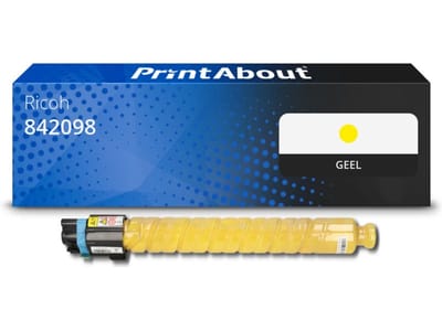 PrintAbout huismerk Toner 842098 (MP C406) Geel Geschikt voor Ricoh