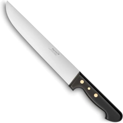 Déglon Slagersmes – Breed Lemmet – Geperst Hout – 30 cm – Zwart