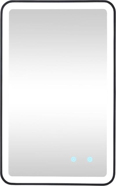 Vente-unique Rechthoekige badkamerspiegel met verlichting - 50 x 80 cm LIMORICO