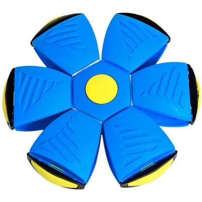 Interactieve Vliegende Schotel Bal Hondenspeelgoed Magisch Grappig Huisdier Speelgoed Vliegende Schotel Buiten Hondentraining Speelgoed Pelota Perro Honden Accessoires Decor blauw