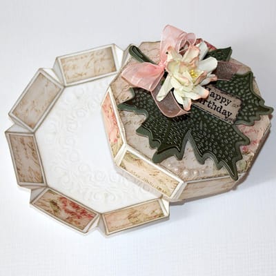Joy!Crafts Stencil - embosstencil - polybesa Geschenkdoosje 8-hoek