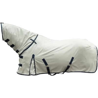 Vliegendeken voor paard met afneembare halsdeken HKM Rain II