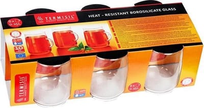 Hittebestendige Theeglazen 6 stuks