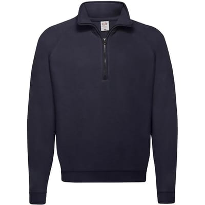 Sweater met ritskraag Fruit of the Loom Classic