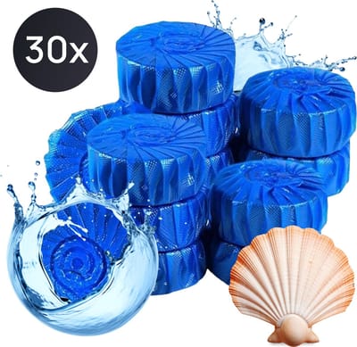 K&G Toiletblokjes Inbouwreservoir - Blue Ocean - 30 Stuks - Stortbak WC Blokjes
