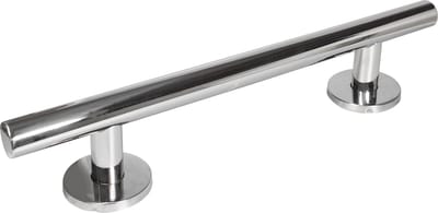 Aidapt RVS rechte handgreep - Gepolijste afwerking 48 cm - Zilver