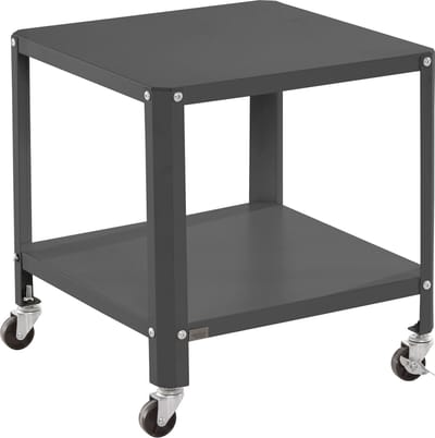 Safari-Salontafel - 1-plank - Zwart Metaal