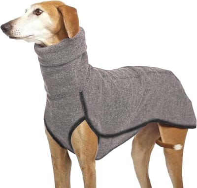 KZQ Greyhound Whippet Sherpa Fleece Trui Maat L Windhonden Jas Warme Hondenkleding Met Zachte Voering Tegen Koude Voor Dunharige Rassen Binnen En Buitenshuis
