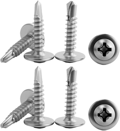 Dailygoods- Schroeven 110 Stuks - Zelftappende/Kruiskopschroeven - Roestvrij Staal - Metalen Plaatschroeven - Voor Hout/Metaal/Beton - Eenvoudige Installatie - Boorschroeven
