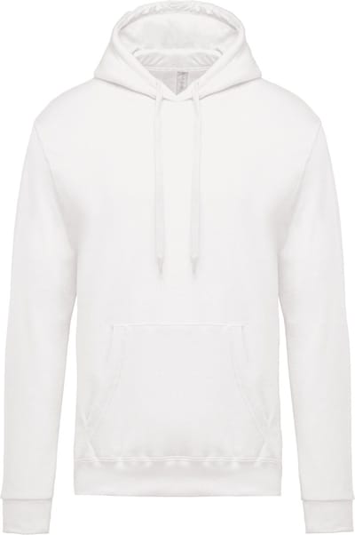 Kariban Herensweater met capuchon K476 - White - XS