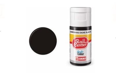 AMMO by Mig Jimenez Hobbyverf Acrylverf - MIG R0002 Rail Center - Engine Black - Acryl - 15ml Verf potje - 15 ml