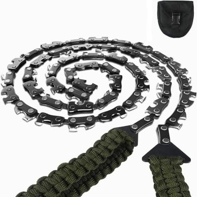 Draagbare overlevingszaag met 11 tanden, ideaal voor kamperen, hiken en jagen, perfect voor kleine bomen en takken