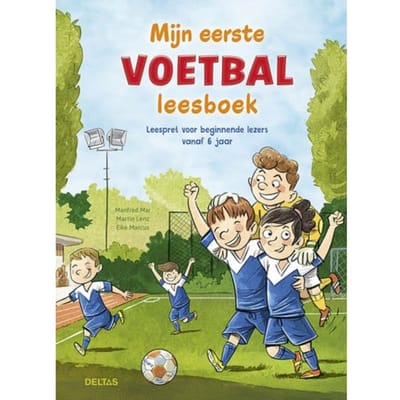 Leespret voor beginnende lezers vanaf 6 jaar - Mijn eerste voetbal leesboek Kleurboeken Voorleesboeken