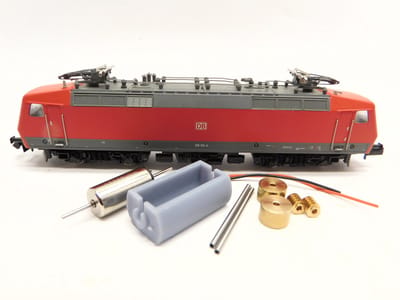 micromotor NM054C motor ombouwset voor Minitrix BR 120 ( Neue Motor), u.a.