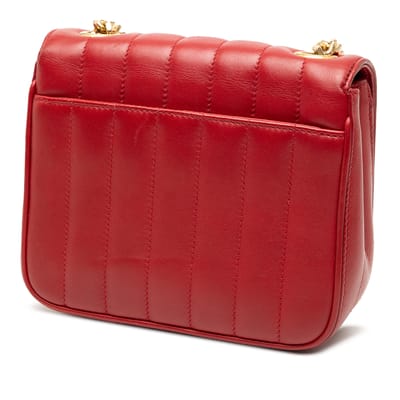 Tweedehands Kleine Lamsleer Monogram Vicky Kettingtas