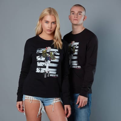 Harley Quinn Block Pannel Unisex Birds of Prey Sweatshirt - Black - S