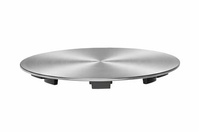 Waterval Afdekplaat Gootsteen Ø114 mm – RVS 304 – Spoelbak Afvoer Cover – Korfplug afdekken – Zilver