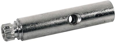Boston MHP-09E machine head shafts, metal, 1 middle hole, nickel, 6x26mm, 12-pack