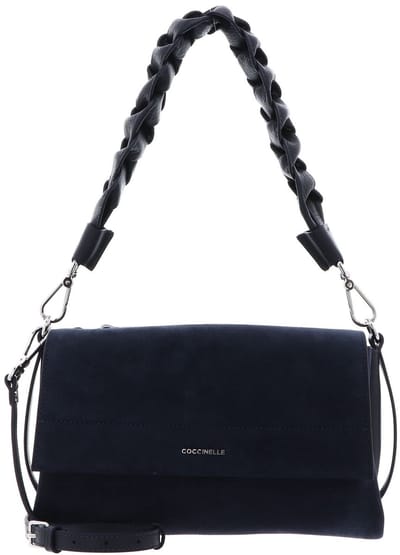 COCCINELLE Leren schoudertas Boheme Shoulder Bag Suede Leather / Grained Lea. Midn. Bl / Midn. Bl donkerblauw