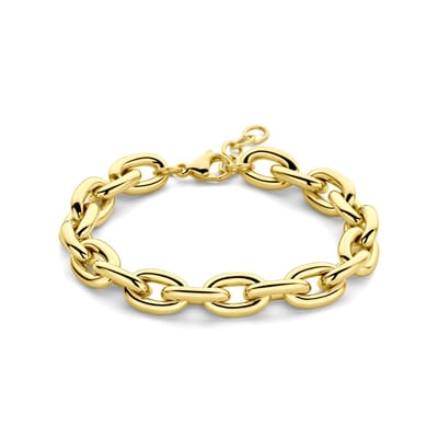 Glams armband ion plating 9,5 mm 18 + 2 cm - Staal